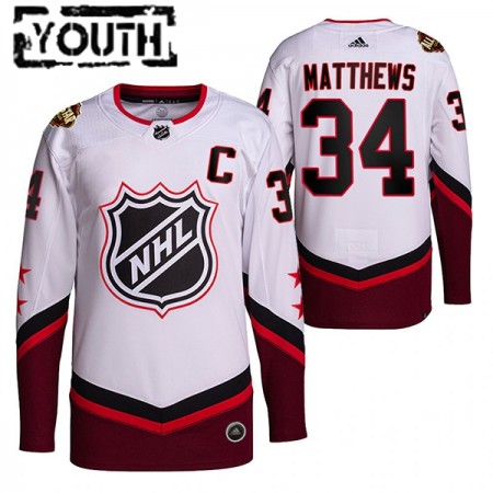 Dětské Hokejový Dres Toronto Maple Leafs Auston Matthews 34 2022 NHL All-Star Bílý Authentic